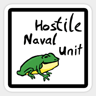 Hostile Naval Unit Sticker